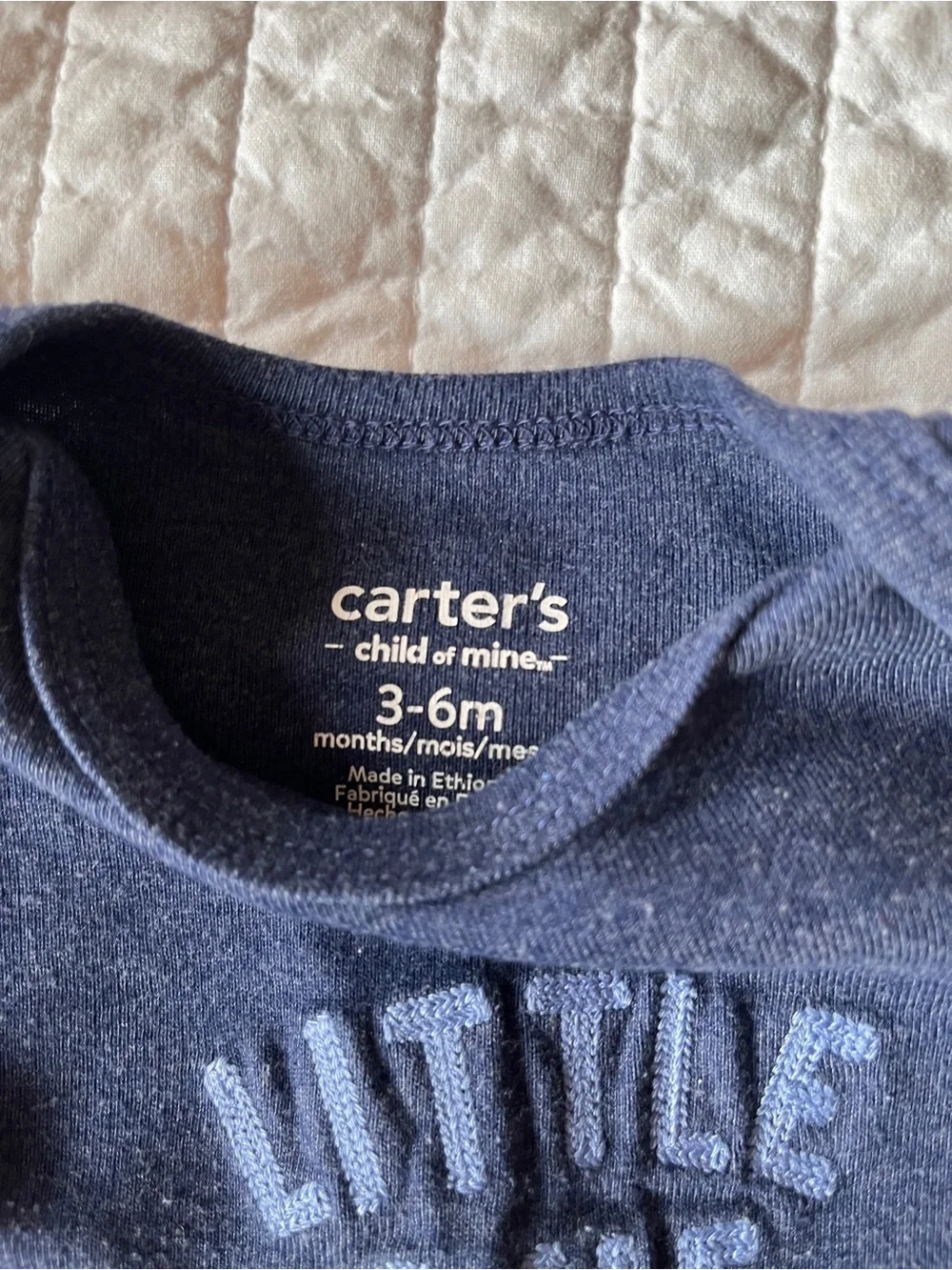 Mixed Brands (Mostly Carter’s) Assorted 4-piece Short-Sleeve One-Pieces 6m